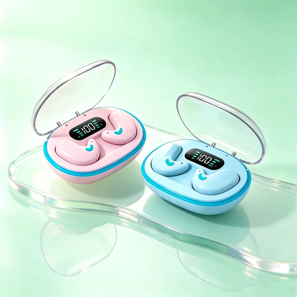Wireless Earbuds Bluetooth Hea - Earbuds Charging Case ulasan dan harga