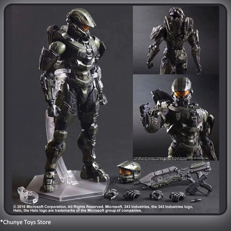 

27cm In Stock Play Arts Marcus Fenix Ko Ver Action Figure Colletion Model Toy Gifts