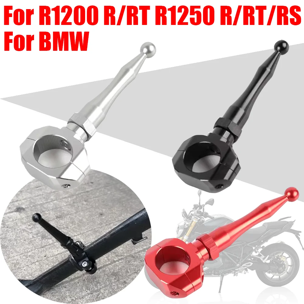 For BMW R1200R R1200RT R1250R R1250RT R1250RS R 1200 1250 RS Accessories Kickstand Side Stand Support Extension Assistant Assist