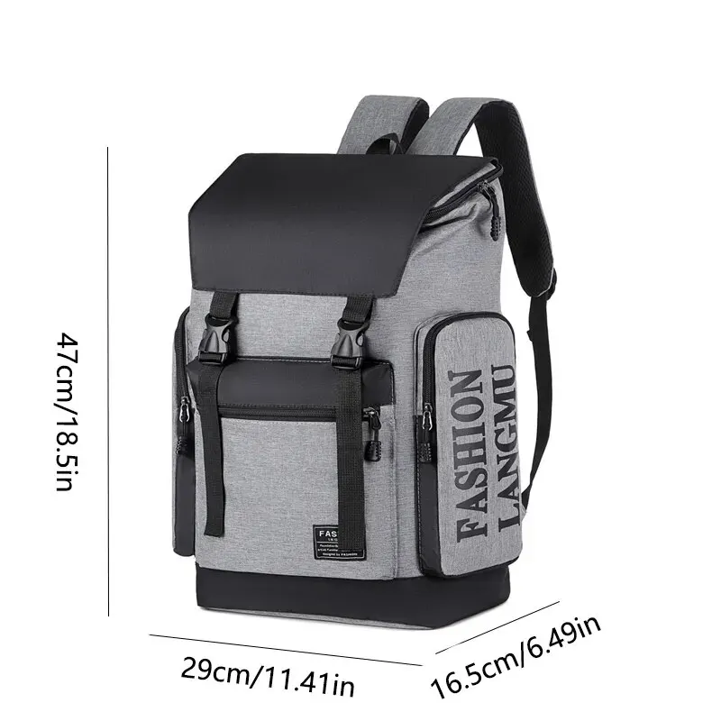 Outdoor Large-capacity Backpack Storage Bag Outdoor Leisure Travel Bag Computer School Bag Student Fashion Backpack