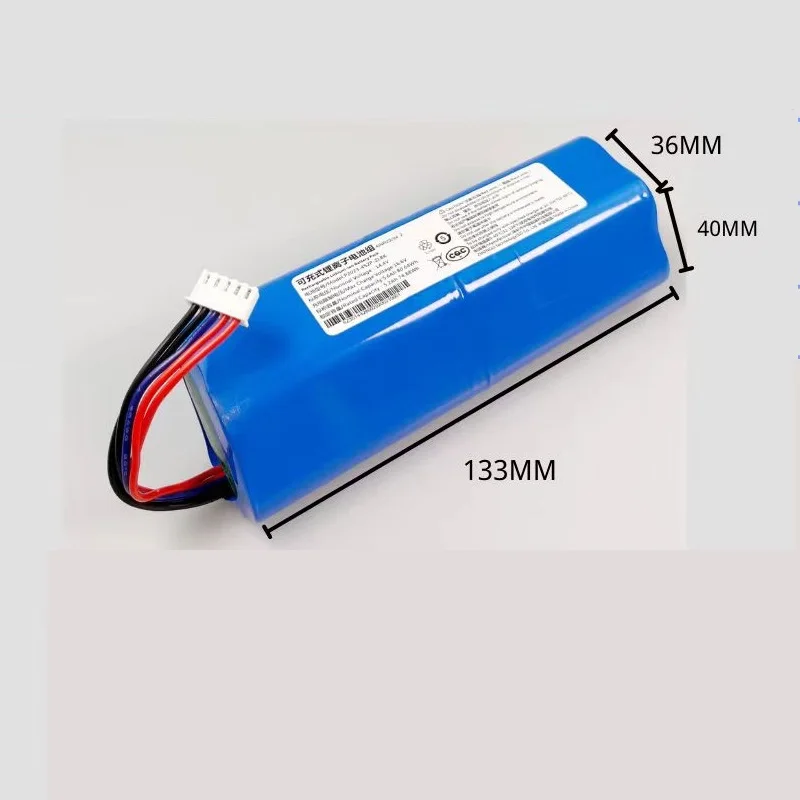 Baru untuk baterai ECOVACS S10-LI-144-5200 5200mAh robot penyedot debu pengganti untuk X1 T5 T8 T8AIVI MAX T9 POWER bagian