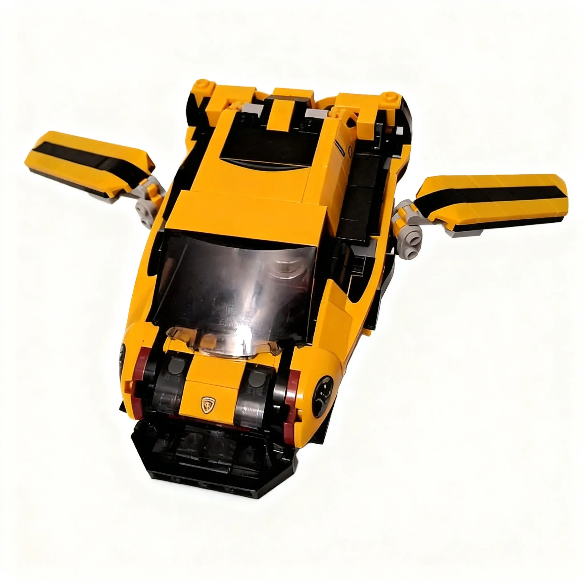 336pcs MOC Bumblebee GT3 RS STARSHIP ALT City Champions Model Building Blocks Christmas Gift Toys Art Creative Craft Birthday