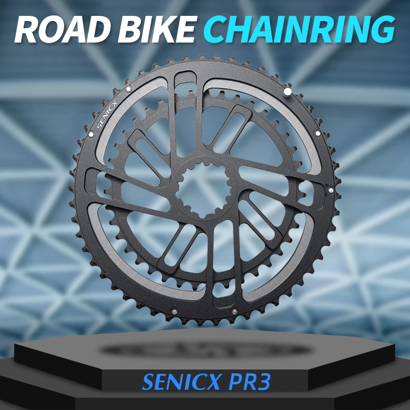 SENICX Bicycle Cranks 165/170/175mm for Road / Folding Bikes Fixed Gear High-quality 6061 Aluminum Alloy Crank Arms Bike Parts