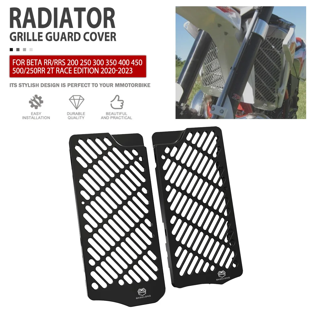 Radiator Guard FOR BETA RR/RRS 200 250 300 350 400 450 500/250RR 2T Race Edition 20-23 Motorcycle Radiator Grille Cover Protect