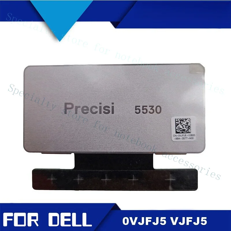 

A+ 0VJFJ5 VJFJ5 For Dell Precision 5530 M5530 Nameplate Silver Logo Cover