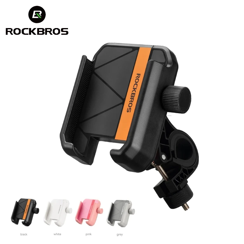 ROCKBROS Bicycle Phone Holder Universal 360° Rotation 4.7-7.2 inch Smartphone Mount for Bike Handlebar / Stand Up / Mirror Rod