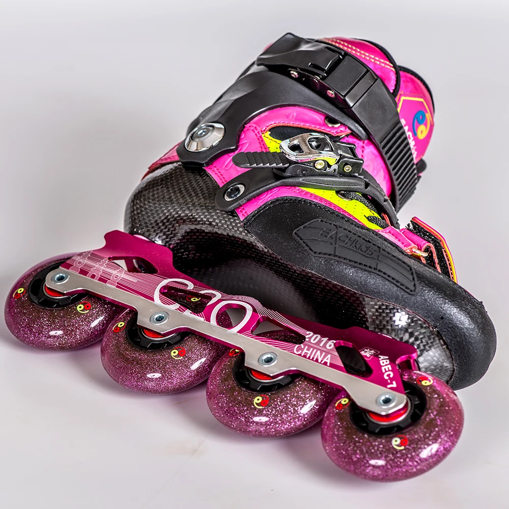 Kids Speed Skates Inline Professional Roller Skates 4 Wheels Custom Skating Shoes For Girl Boys Adult Kids