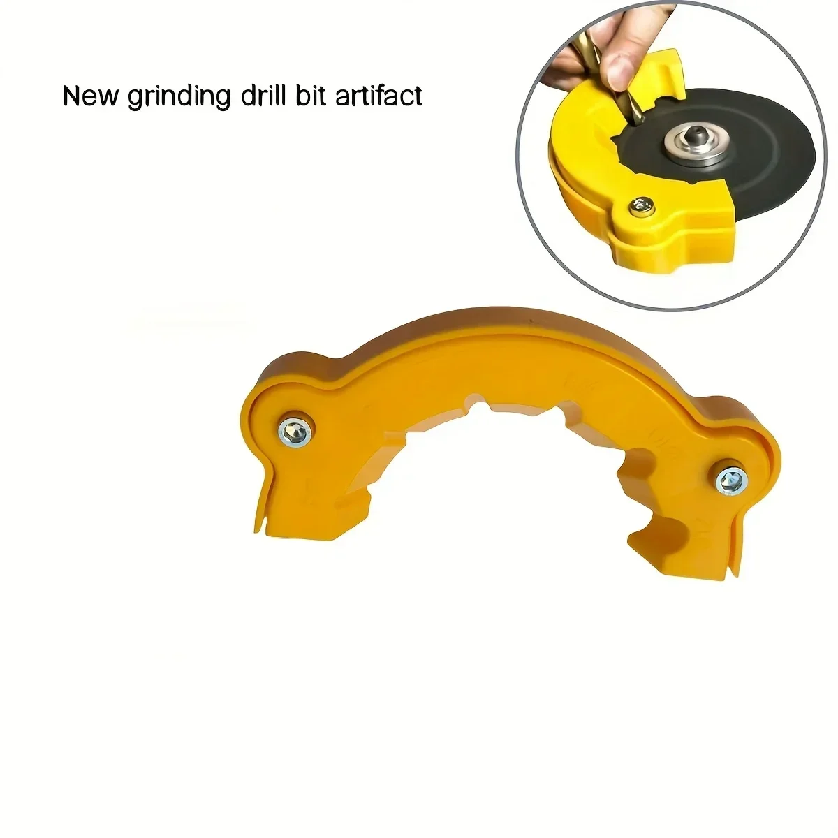 Multipurpose Drill Bit Sharpener Polishing Grinding Tool Multi-specification Angle Grinder 4-12mm Bit Support Double-sided