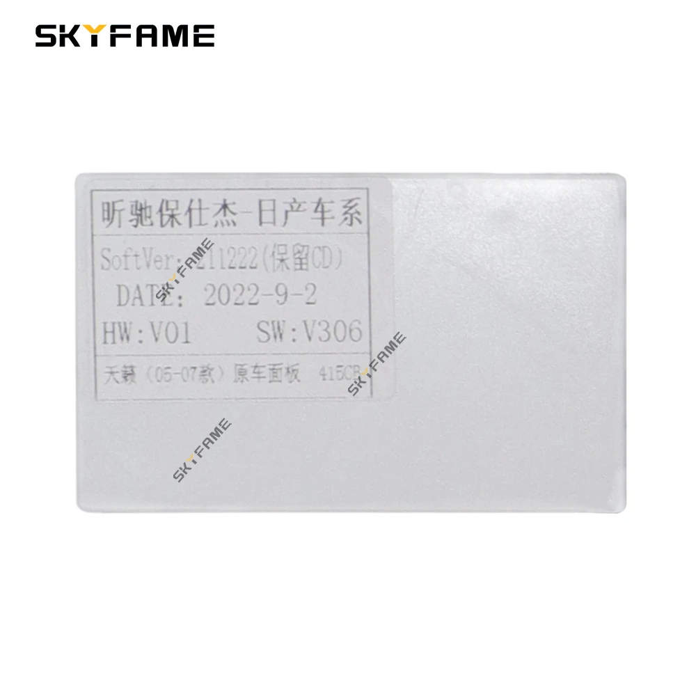 SKYFAME سيارة 16pin الأسلاك تسخير محول Canbus صندوق فك أندرويد راديو كابل الطاقة لنيسان Teana J31 Cefiro