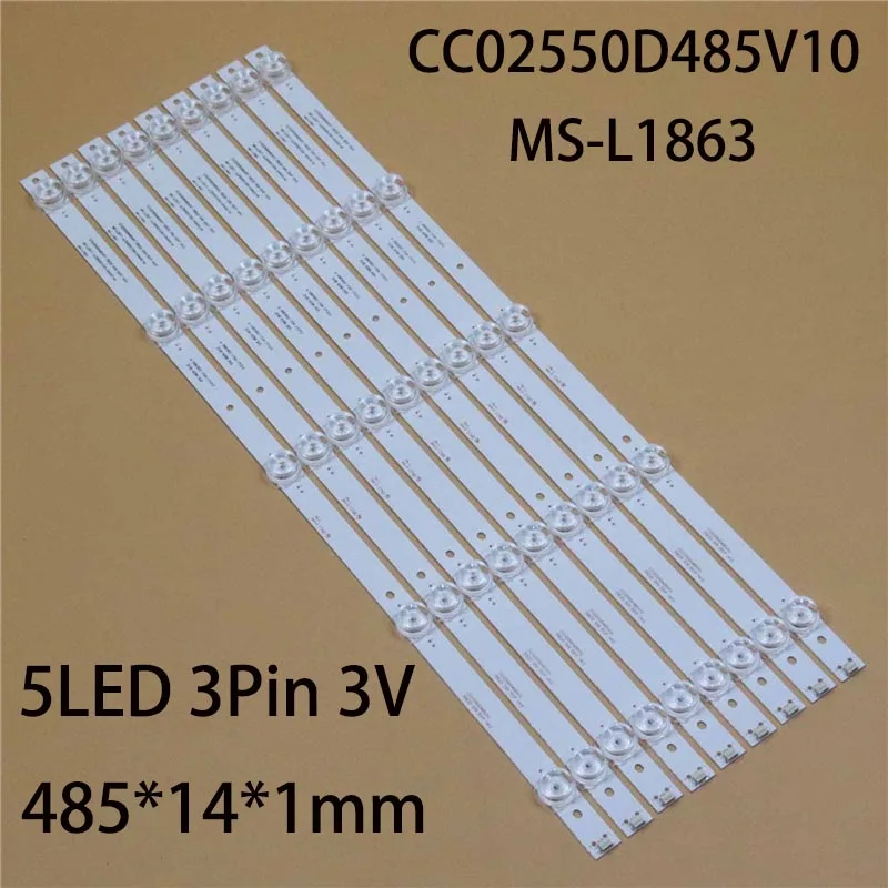 Brand New TV's LED Lanes Bars CC02550D485V10 55E20 5X9 5S1P 1410 Backlight Strips JL.D55051330-044CS-M_V01 Kits Bands MS-L1863