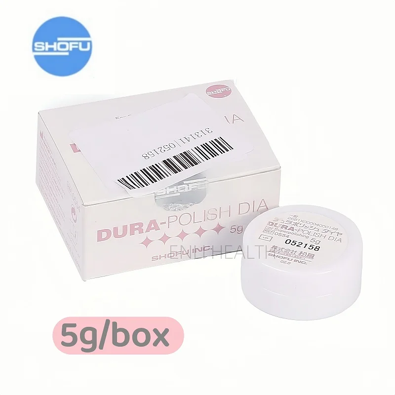 

SHOFU Diamond Polishing Paste DURA POLISH DIA 5g for Fine Polishing of Hard Resins and Porcelain Teeth Dental Material