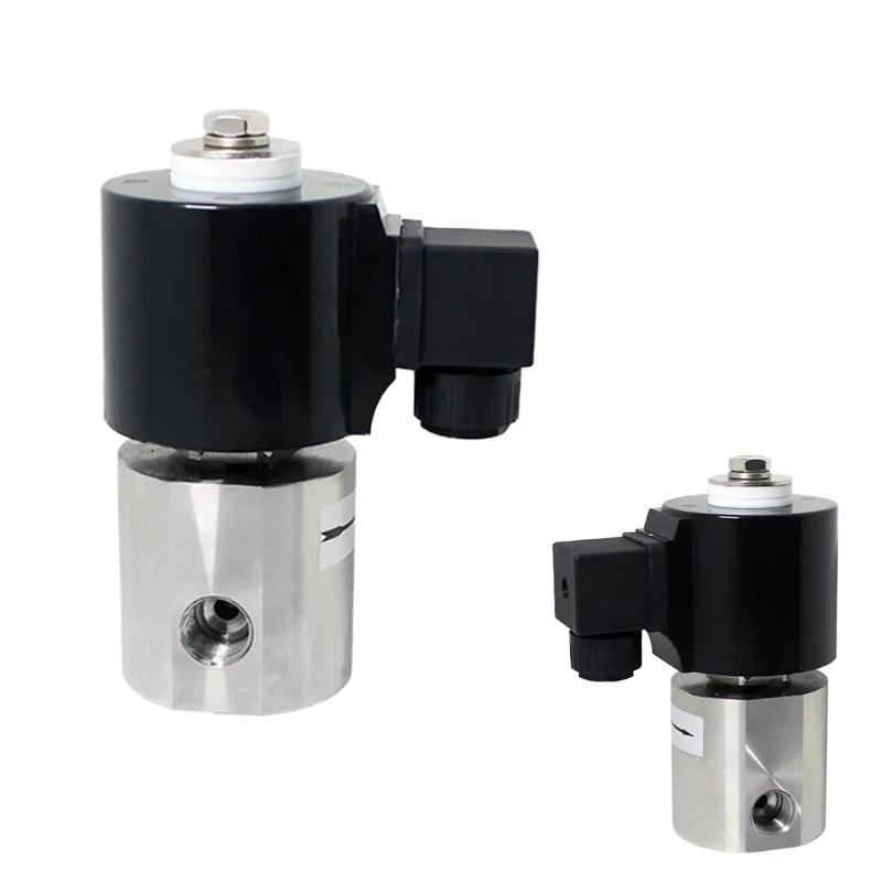 

3/8 Inch DN08 Solenoid Valve 1.5mm Orifice 24V Pilot Structure High Pressure Water 100Bar/200Bar/250Bar 1/4 Inch High