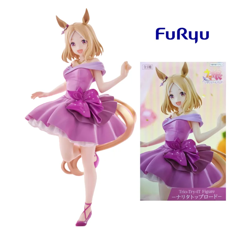 

In Stock Original FuRyu Trio-Try-iT Pretty Derby Narita Top Road Dress Anime Figure Doll Ornaments Model Collection Toy Gifts