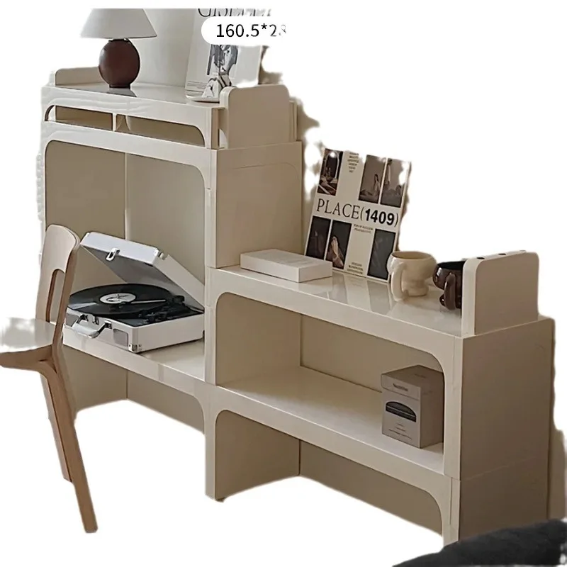 

Medieval bookshelf free combination bookcase household multi-layer storage shelf floor display shelf