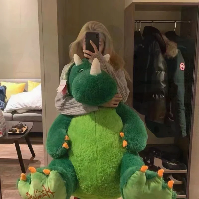 

Hamress Triceratops Plush Toy Oversized Sleeping Pillow Large Soft Stuffed Dinosaur Doll for Kids Birthday Gift Cute Cool Gift