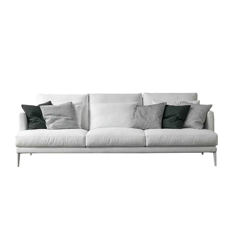 

Technology cloth sofa Light luxury fabric sofa Double three-person seat