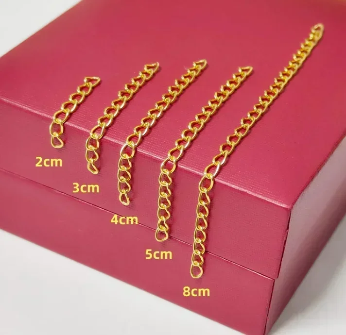 Eldorado Gold  Glod 24k pure  extension chains fine  jewelry accessories