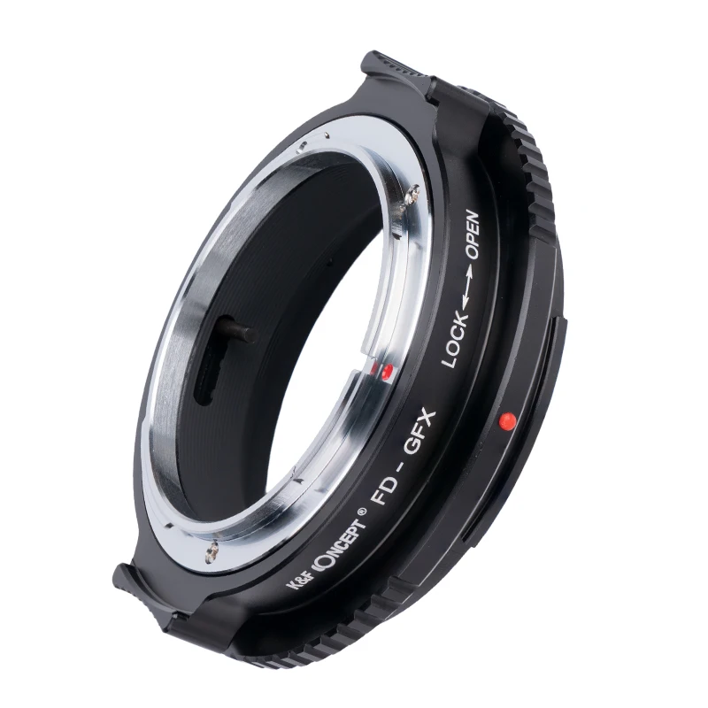 K&F Concept FD-GFX Adapter for Cannon FD Mount Lens to Fuji GFX 50S 50R GFX100 GFX Mount Medium Format  Camera Lens Adapter