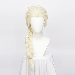 ccutoo Elsa Wig Synthetic Blonde Braid Styled Cosplay Wigs Halloween Carnival Party Play Role + Wig Cap