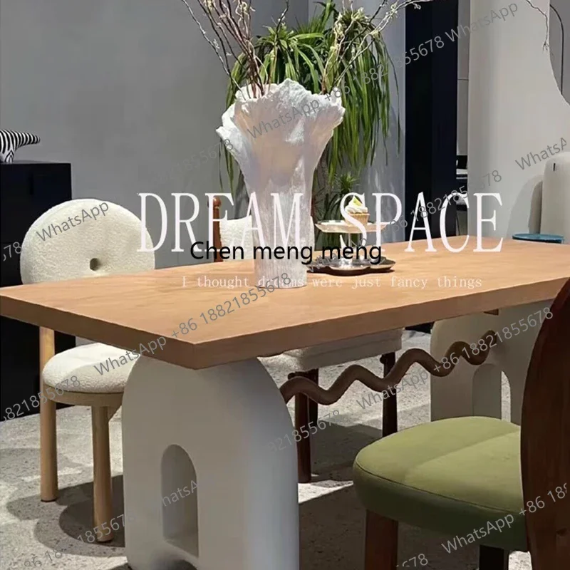 

Горячие продажи, дизайнерский обеденный стол на балконе, современный скандинавский макияж, терраса, обеденный стол, стулья, ресторан Mesas De Jantar, гостиная