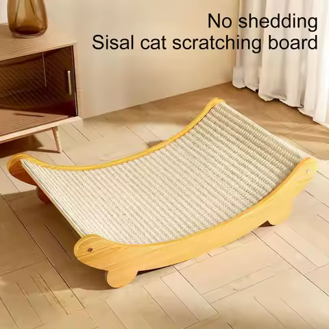 Sisal gato coçar almofada reutilizável gato scratcher gato scratch cama ninho para animal de estimação dormir jogando moagem pequenos médios grandes gatos