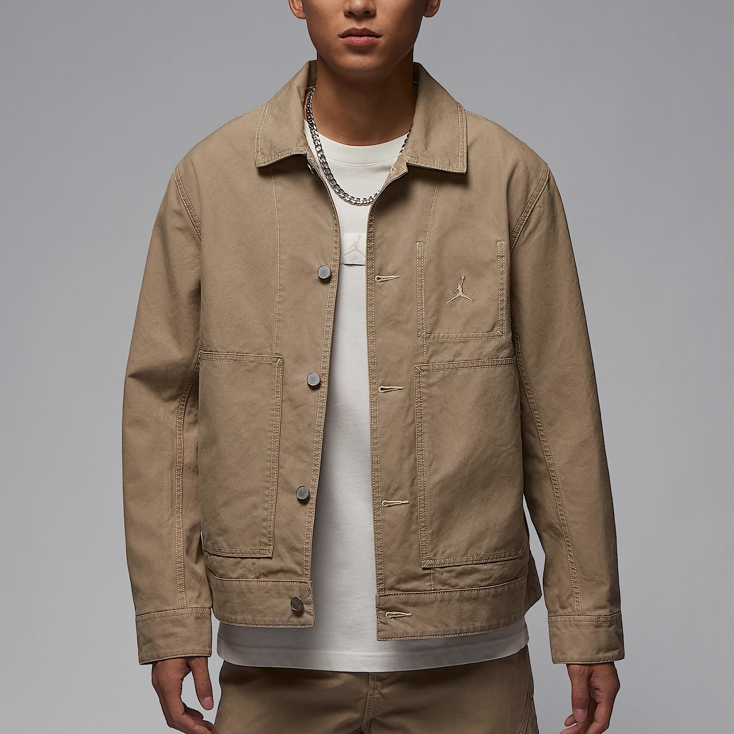 

Nike genuine Jordan Men's Fashion Simple Woven Jacket HF9318-257