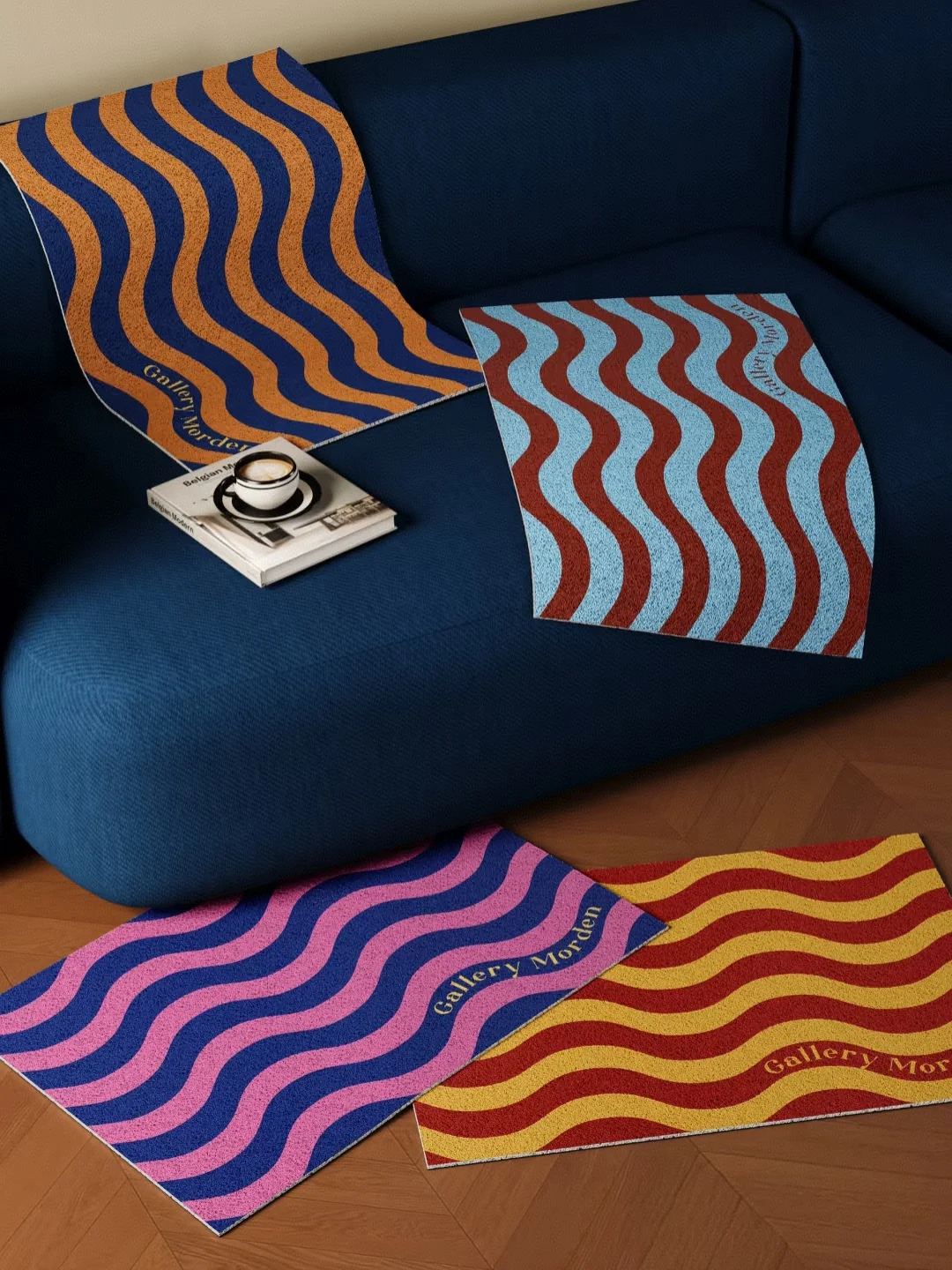 

Легко очищаемый входной коврик из ПВХ, небольшой западный ветер, домашний дверной коврик, противоскользящий, сильное звукопоглощение, напольный коврик для гостиной