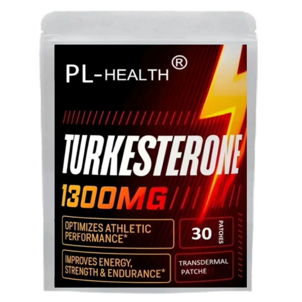 Turkesterone Transdermal Patches Ultra High Strength For Athletic Performance & Muscle Mass 30 Patches One Month Supply
