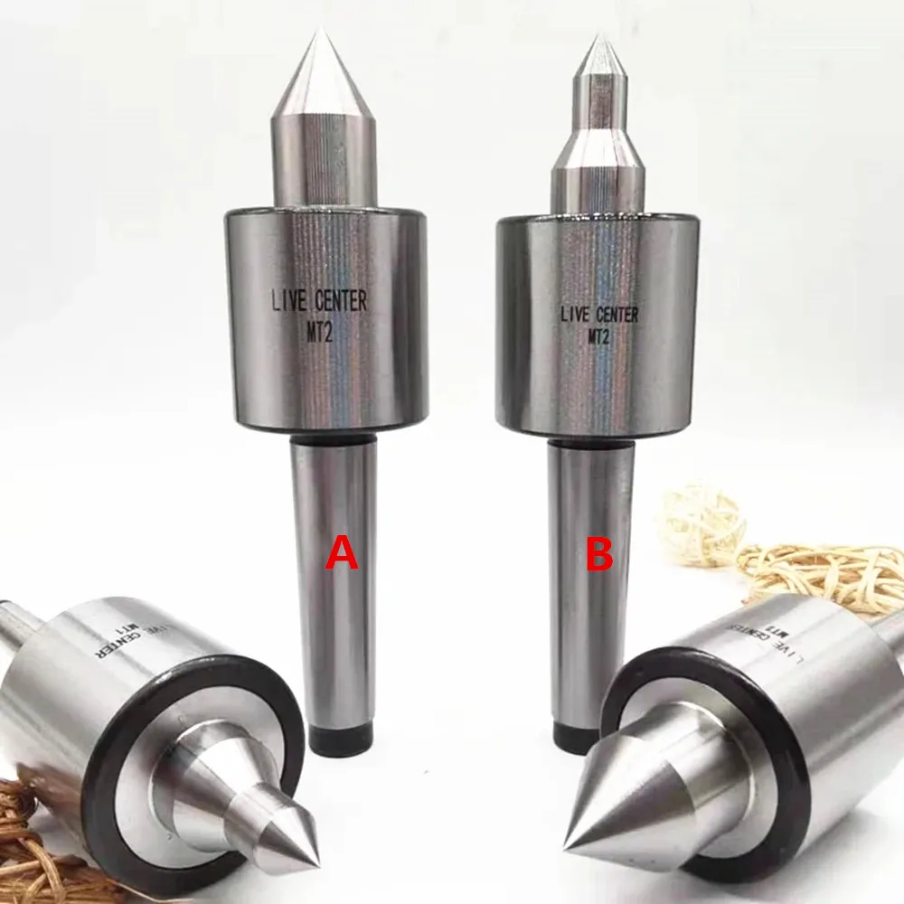 HOT Live Center MT1 MT2 New Type Machine Tool Thimble Rotary Center Tip Lathe Movable Center Cone Cutter Rotary Milling Machine