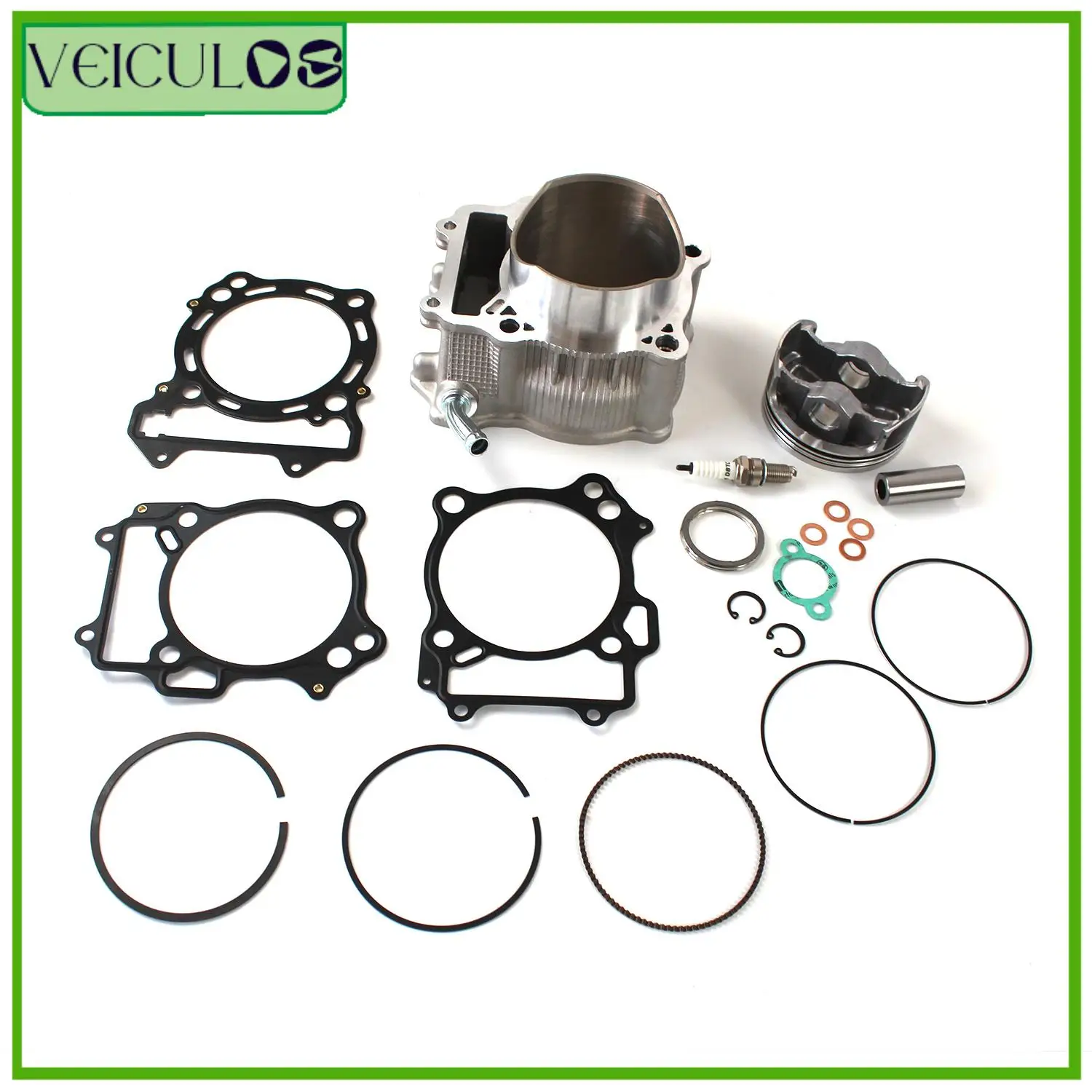 

Motorcycle Parts 94mm Cylinder Piston Gasket Rebuild Spark Plug Kit 400 Fit For 2003-2014 Suzuki LTZ400 LTZ Kawasaki KFX400