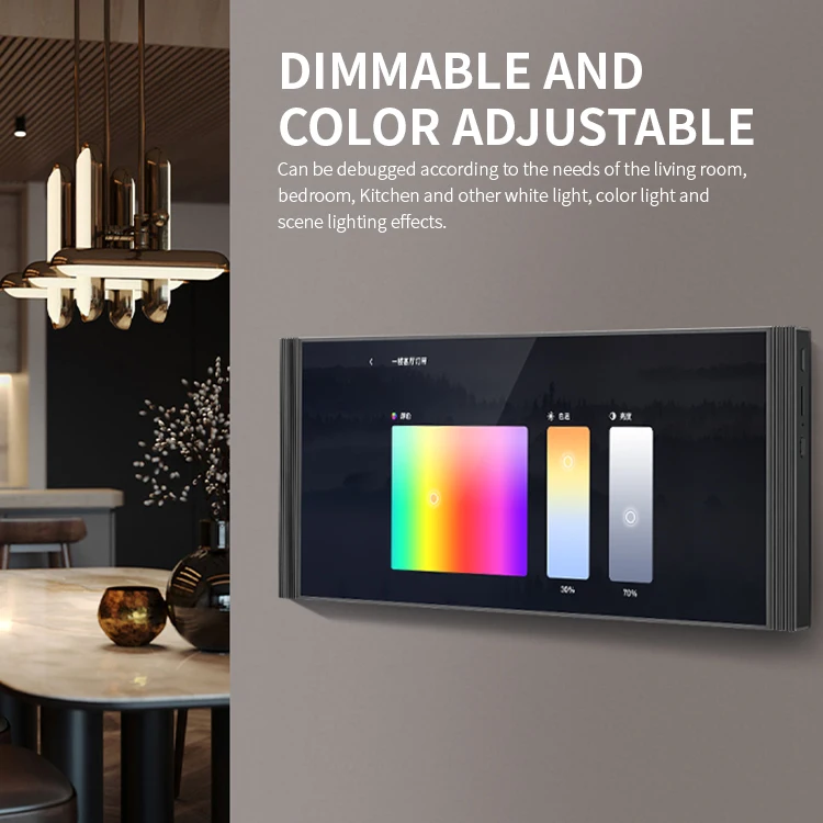 Picture 7: 12 Inch Zigbee Tuya Smart Home Control Panel Automation Gateway Scene Switch Panel All In One With Alexa Voice Control Func