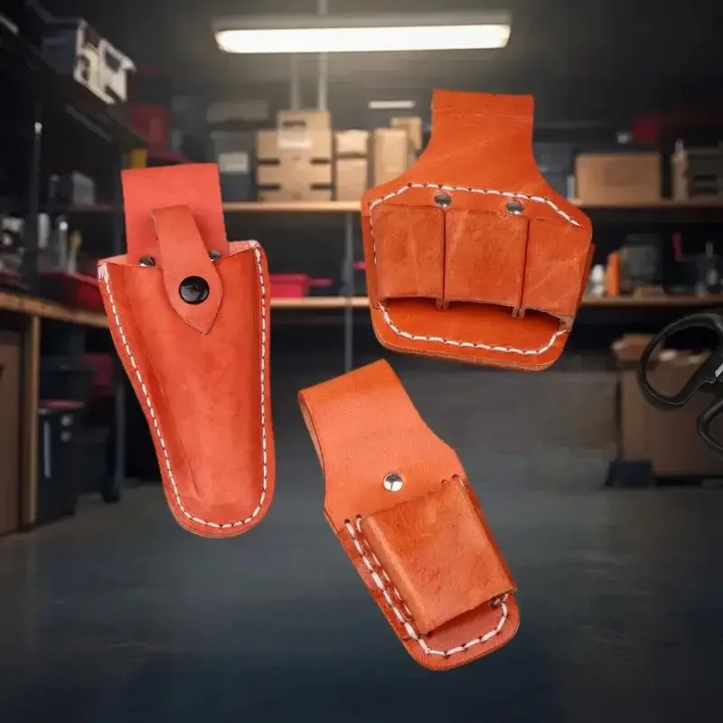 Functional Electrician's Tool Pouch Bag; Waist Storage for Gardening Cutting Essentials