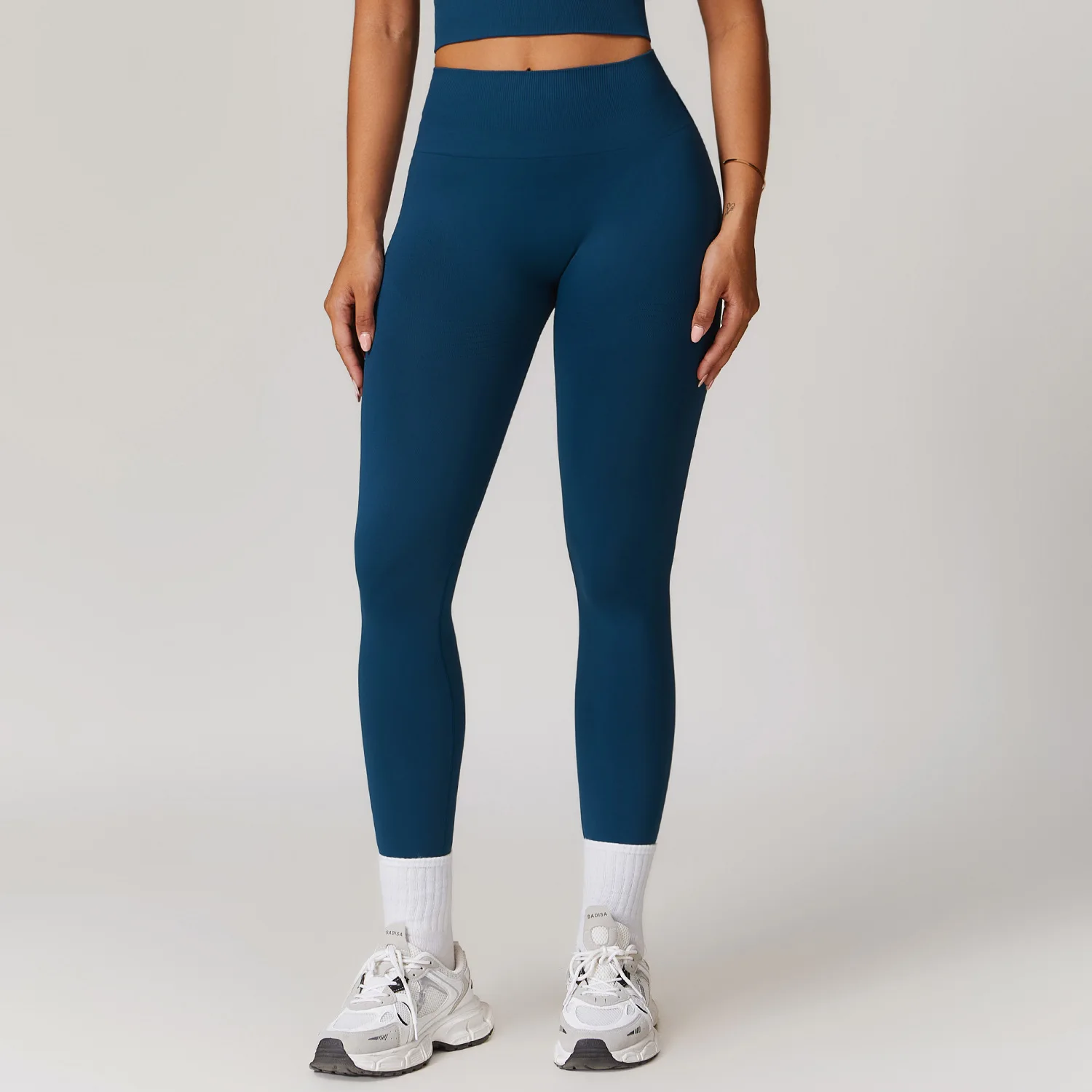 Leggings de ioga sem costura para mulheres, fitness, corrida, cintura alta, calças finas, push up, scrunch esportivo, legging butt, ginásio, atlético, calças de jogging