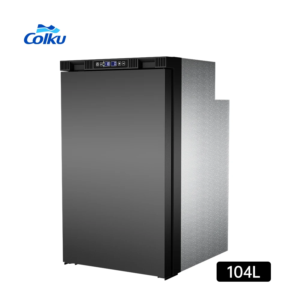 

RV Refrigerator,Fast Cooling 12V Portable Car Fridge 104L Built in Upright Rv Refrigerator Camping Freezer with Adjustable