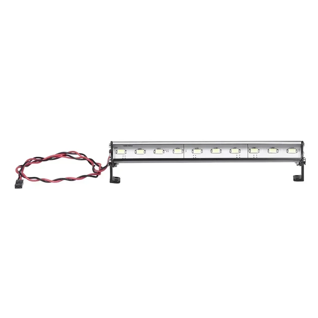 135mm 루프 헤드라이트 10 LED 라이트 트럭용 트렉스 슬래시 4X4 TRX4 니트로 슬래시 X-맥스 액시얼 스코어 RC 트럭 RC 오프로드 돔