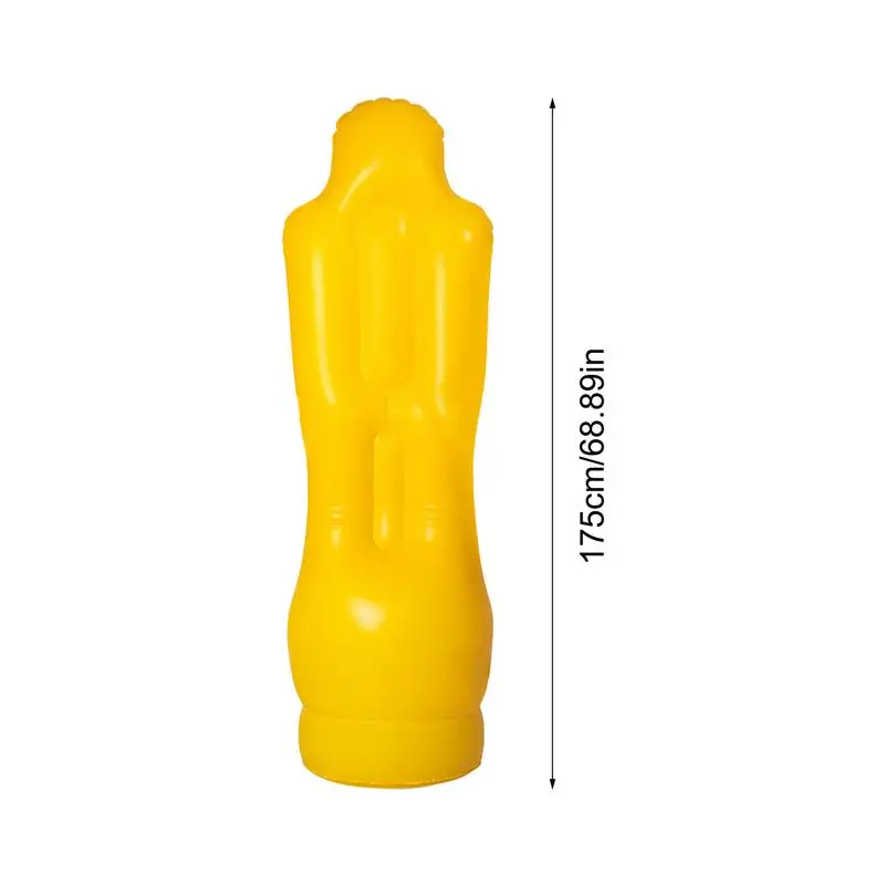 1.75 メートル PVC インフレータブルサッカーダミーポータブルサッカー機器多機能サッカーマネキントレーニング子供大人