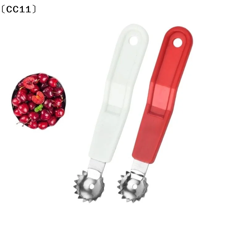1/4Pcs Cherry Pitter Tool Stainless Steel Head Non Slip Handle For Home Kitchen Baking Jam Making〔CC11〕