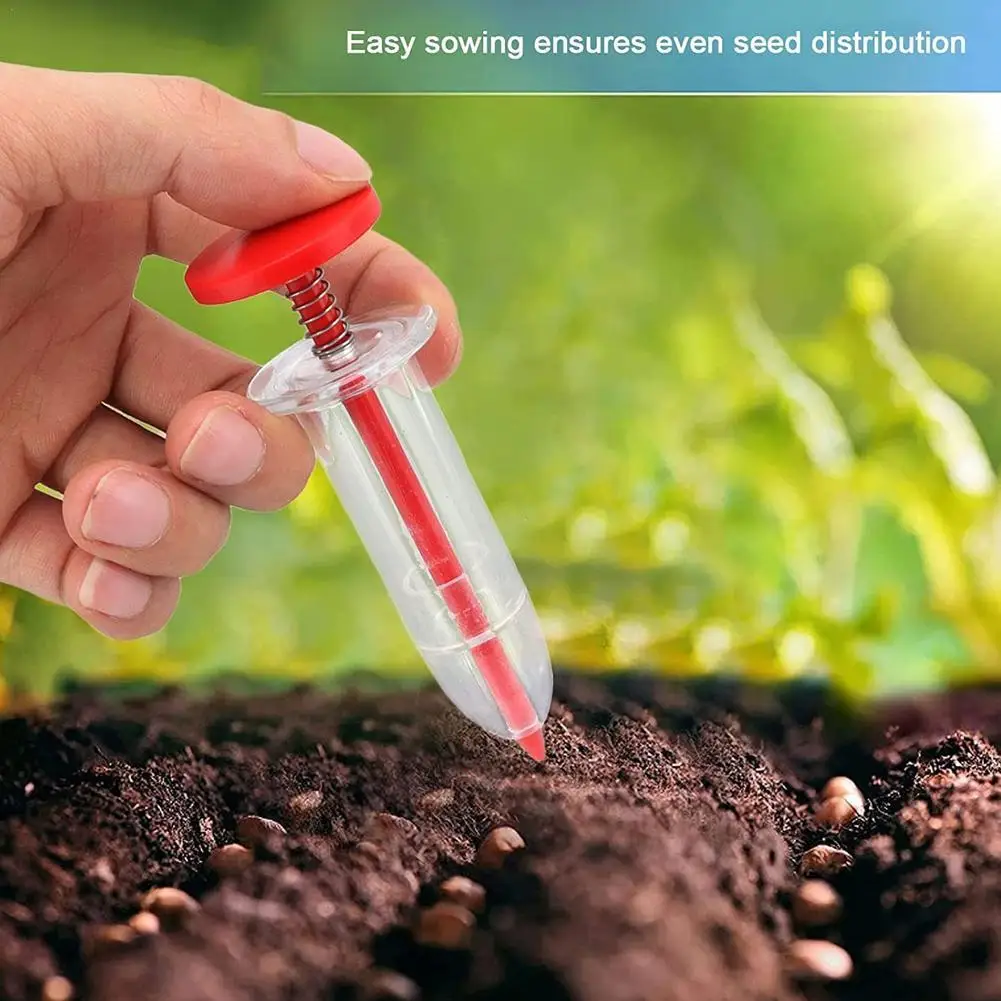 

2Pcs/1Pcs Mini Sowing Seed Dispenser Manual Sower Seed Spreader Handheld Seed Planter Tool