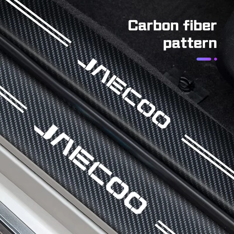 Car Door Sill Entry Guard Anti‑Scratch Threshold Scuff Plate Protector Sticker For Jaecoo J7 Jaecoo J5 Jaecoo J8