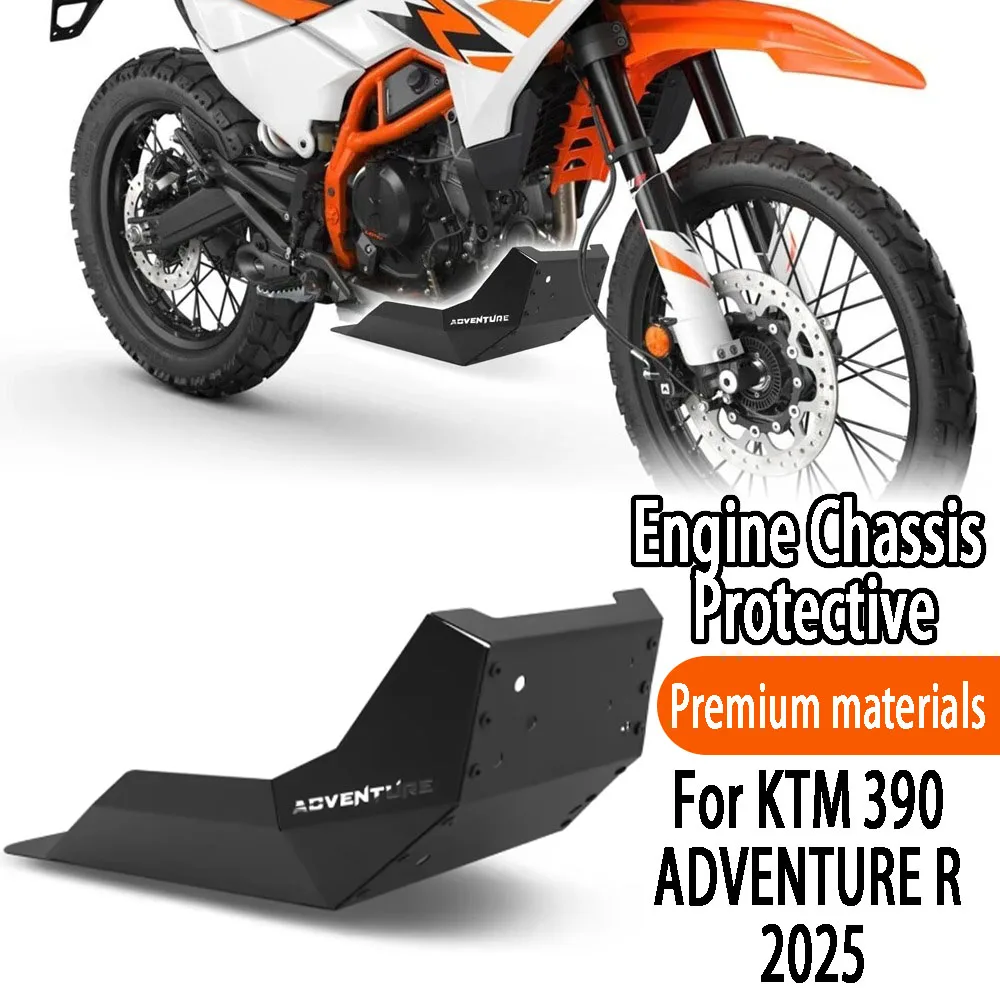 

For KTM 390 ADVENTURE R 2025 2026 New Motorcycle Accessories Engine Guard Protection Cover Base Bash Skid Plate Protector