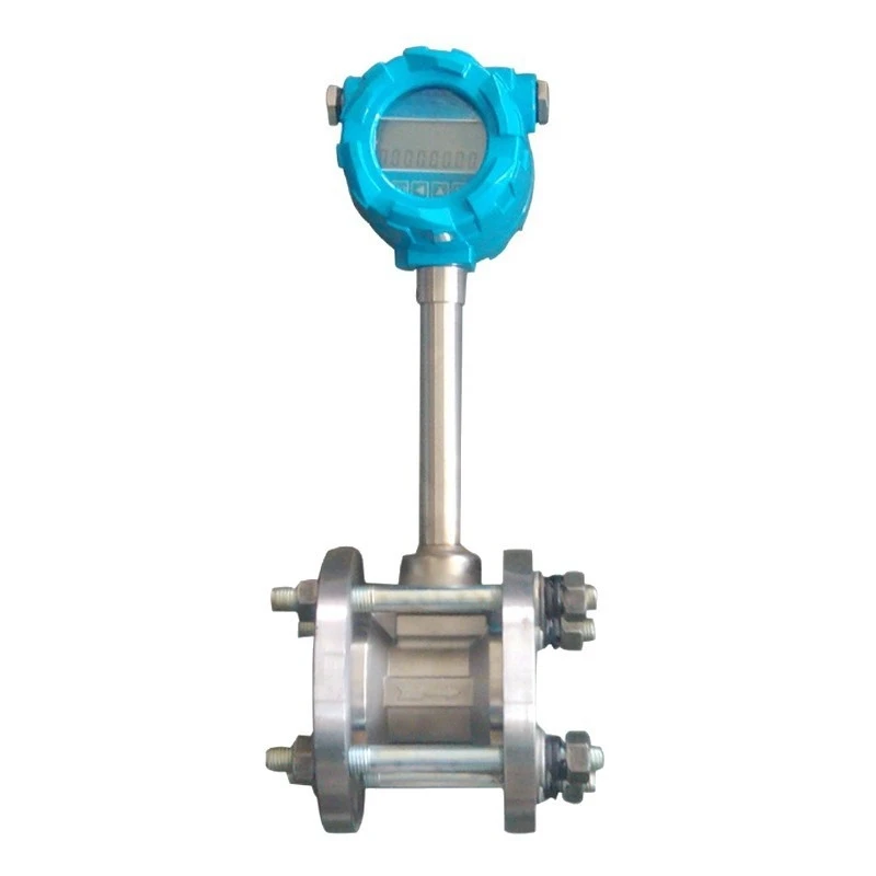 Integral Insertion Vortex Flowmeter Explosion-proof for Saturated Steam Nitrogen Alcohol Gas Compressed Air Flow