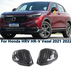 Car Side Rearview Mirror Cover Trim Frame Mirror Caps for Honda HRV HR-V Vezel 2021 2022 Car Styling