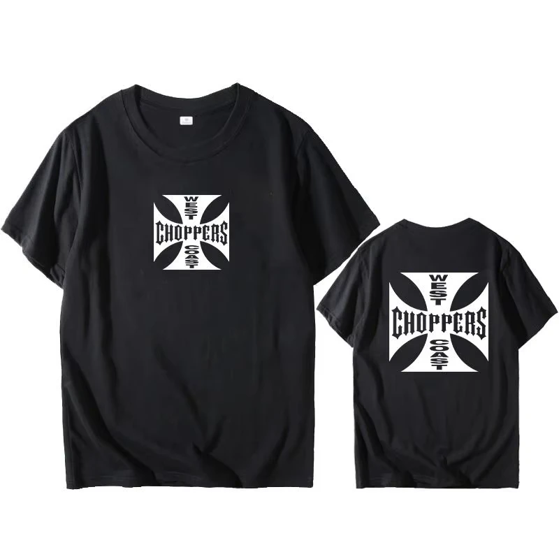 

2026 Summer Fashion T Shirt Women Men West Coast Choppers Print T-Shirt Casual Short Sleeve O-Neck Tshirt Vintage Clothing Tee