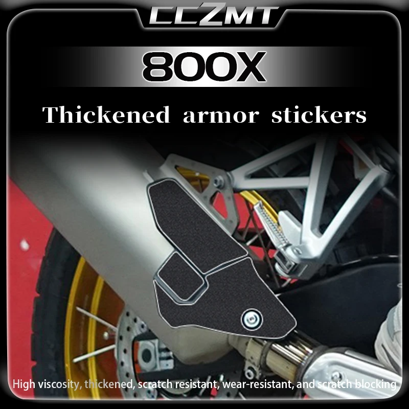 For COLOVE 800X thickened armored car stickers protective stickers anti wear stickers and accessory modifications