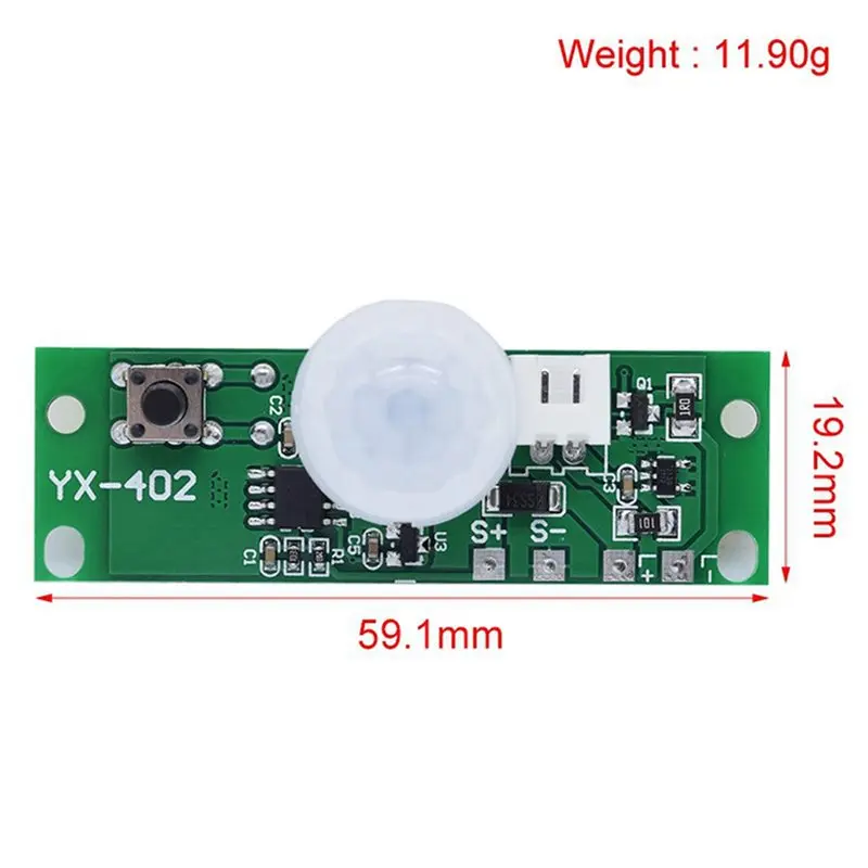 24-Hour Delivery 2X 3.7V Solar Lamp Board Control Sensor Night Light Module Infrared Human Body Induction Solar Circuit Board