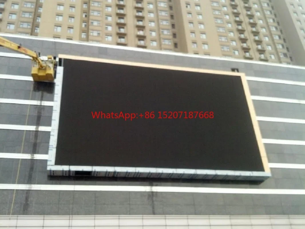 Outdoor LED Billboard Display Sign P10 Waterproof HD 960*960mm Iron Cabinet