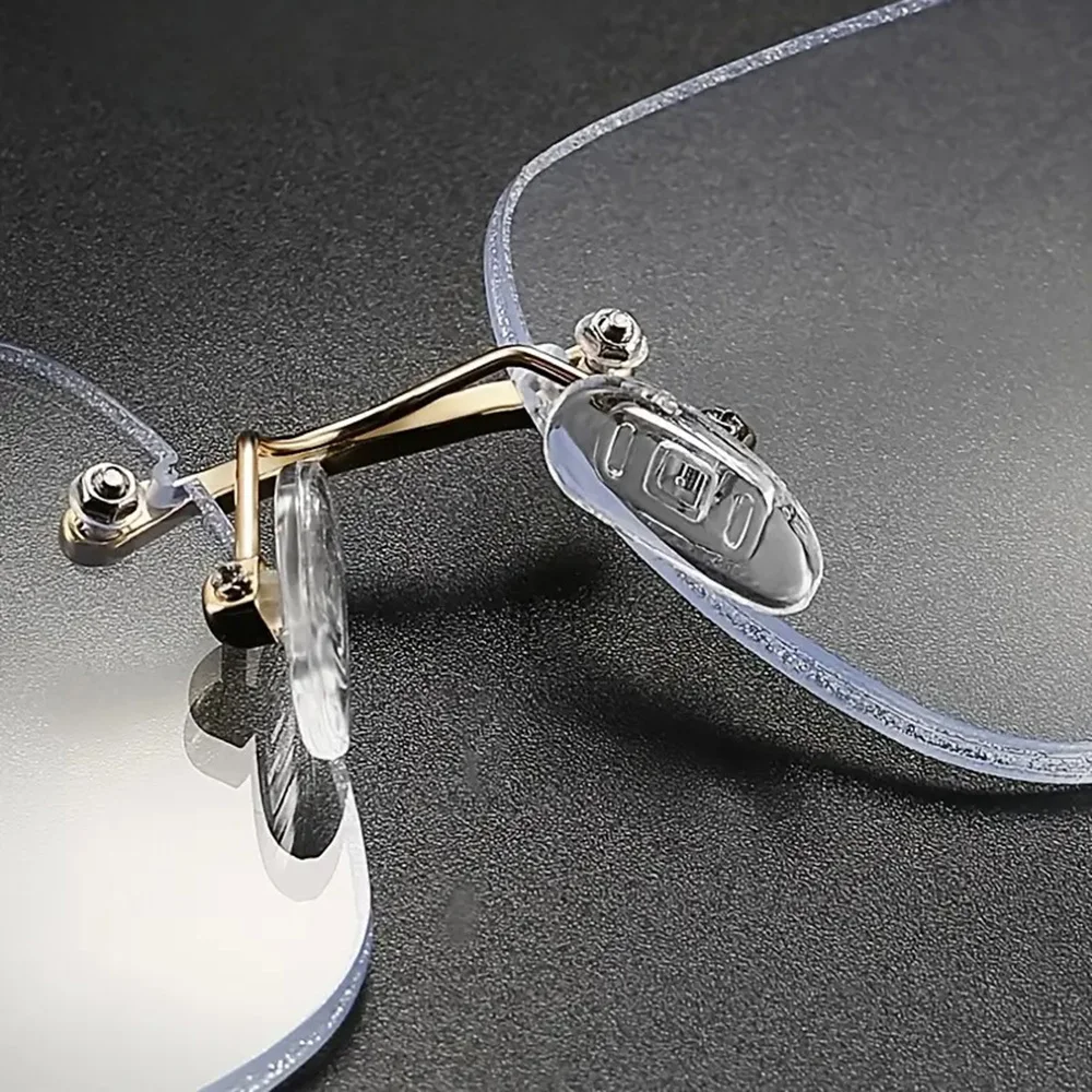 2 قطعة HD الماس الديكور نظارات للقراءة الذهب والفضة اللون موضة مكافحة نظارات الضوء الأزرق عالية الجودة قصر النظر الشيخوخي