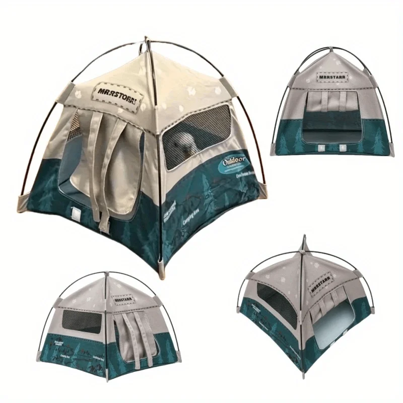 مجموعة لعب خيمة تخييم مصغرة لبيت الدمى، مثالية للعرض في بيوت الدمى، دعائم زخرفية رائعة لعيد الميلاد والهالوين #1