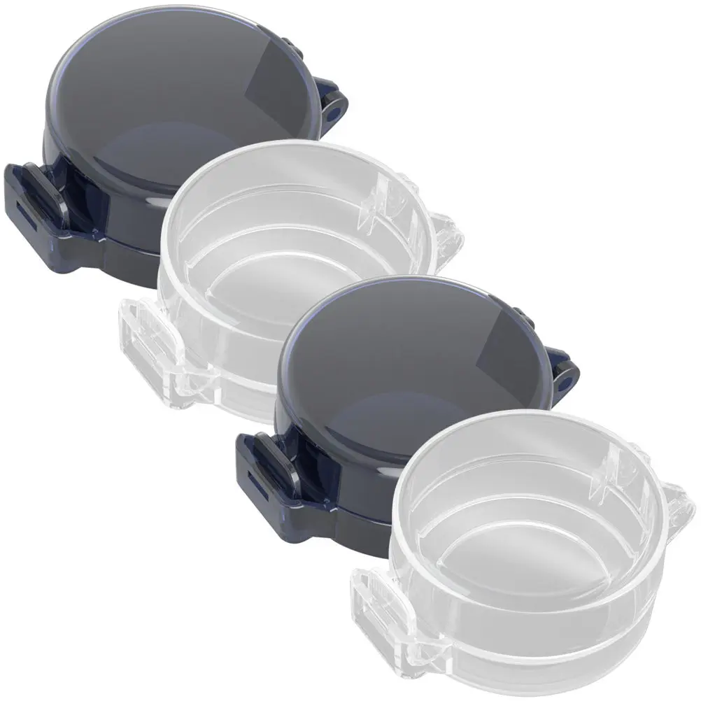 

4Pcs ABS Gas Stove Knob Protectors Child Safety Cover Flame Resistant Cooktop Burner Guard for Kitchen Range Safety