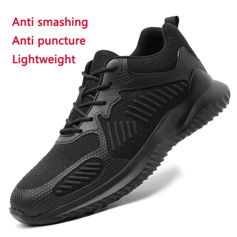 Zapatos De Seguiridad Hombre Summer New Safety Shoes Men's Anti Smashing Anti Piercing Anti Smashing Shoes Four Seasons Sneakers